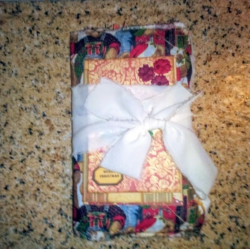 🎄Holly Jolly Elegant 🎀Christmas Holiday  Vintage Journal🎄